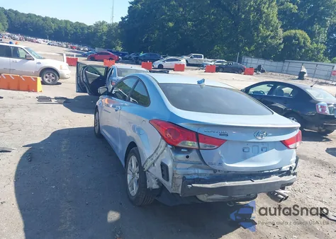 2013 Hyundai Elantra Coupe Se from USA, damaged, VIN KMHDH6AE8DU003276